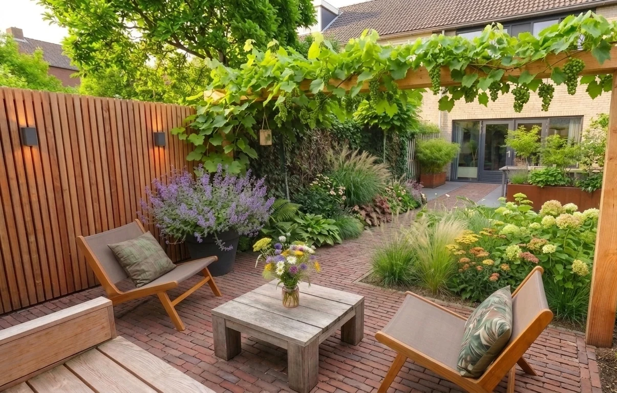 6 ontwerpen voor een kleine achtertuin (30 tot 55 m²)