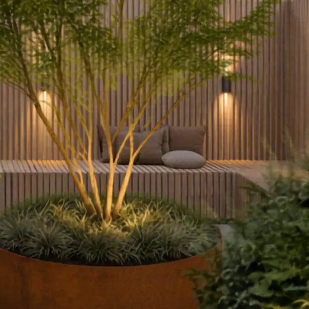 Patiotuin met sfeer
